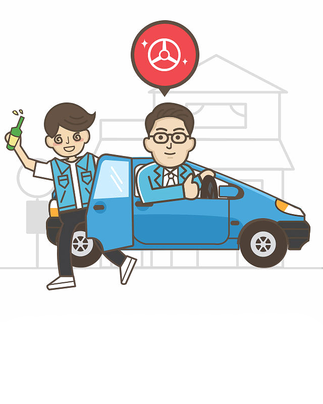 手繪代駕元素 藝術與服務的完美融合